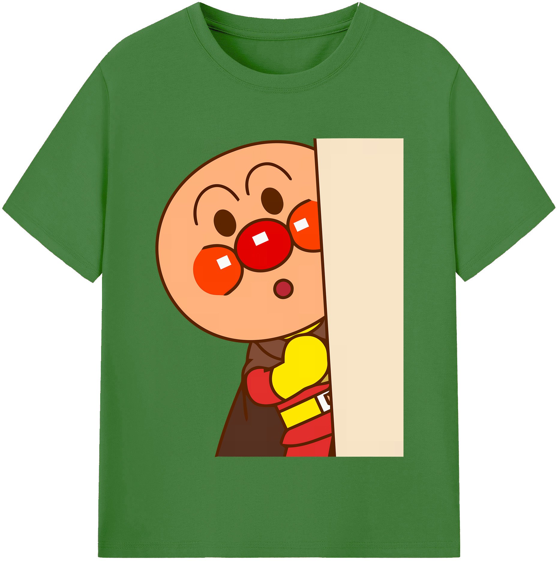 （画像用） アンパンマン Anpanman レディースカジュアルプリントTシャツ（綿100％）